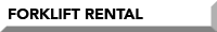 Forklift Rental